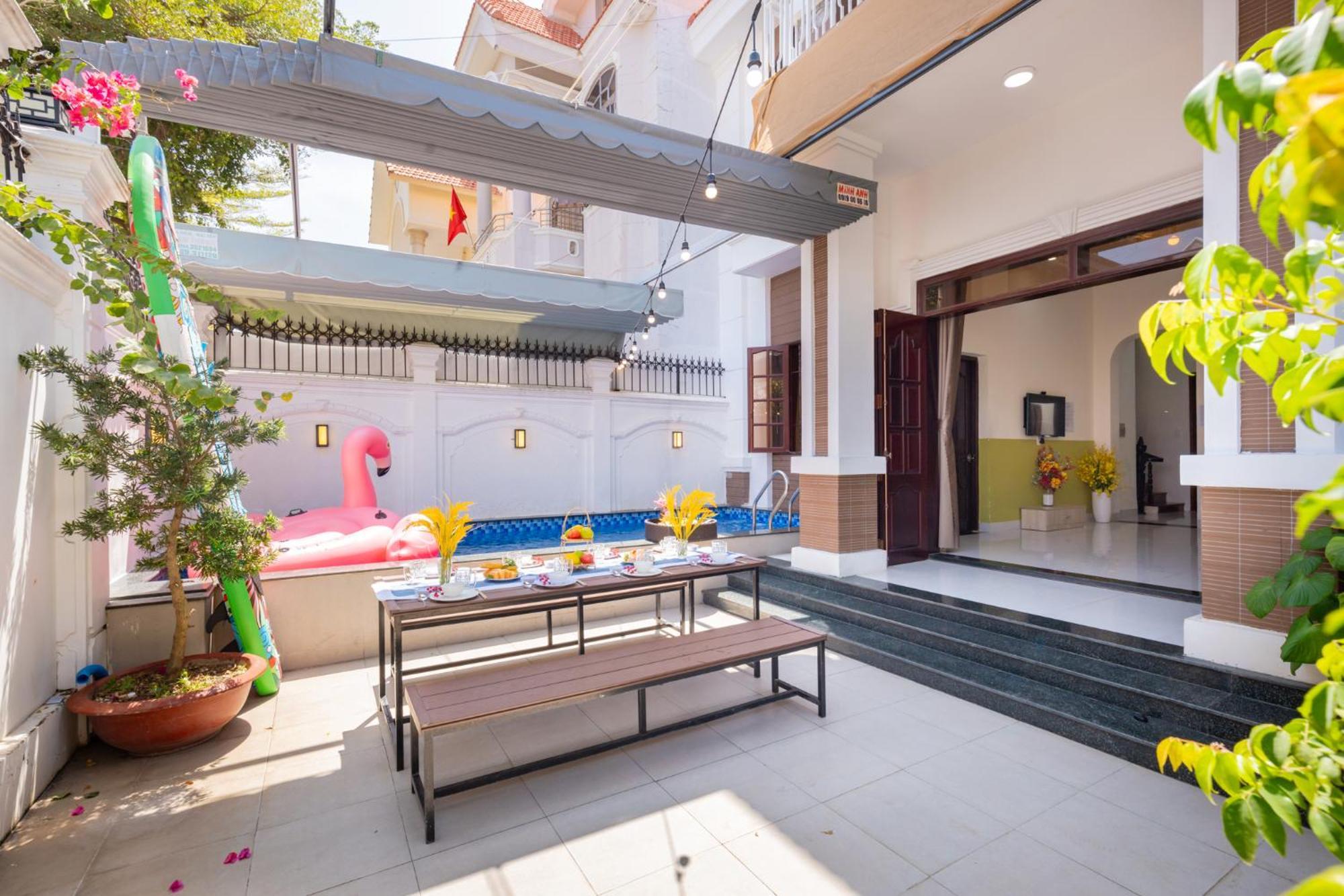 Hoang My Villa - 8 Phong Ngu Bai Sau - Free Bida Karoke Vung Tau Eksteriør bilde